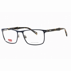 Levi's Men's Eyeglasses - Blue Metal Rectangular Full Rim Frame | LV 5033 0PJP 00