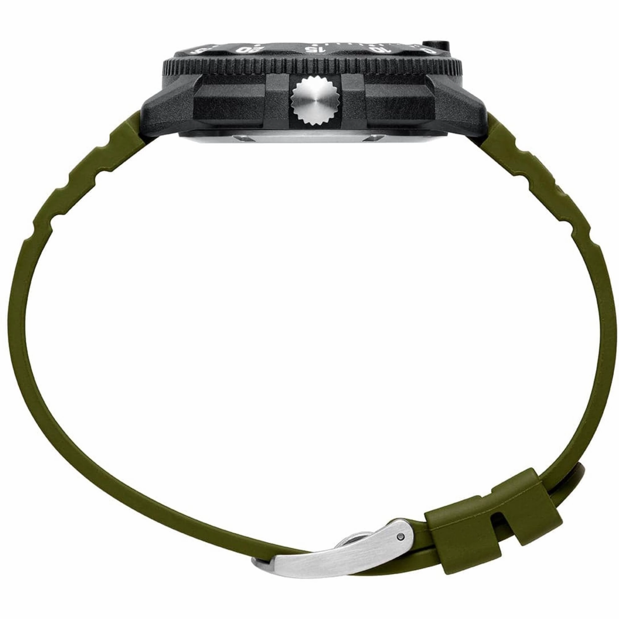 Luminox Men's Watch - Navy SEAL Quartz Green Dial Silicone Strap | XS.3013.EVO.S