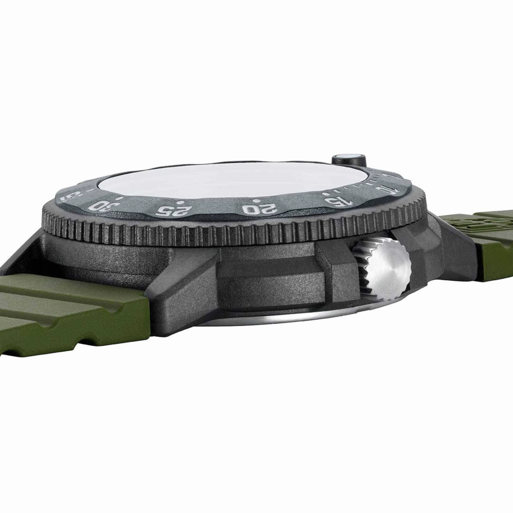 Luminox Men's Watch - Navy SEAL Quartz Green Dial Silicone Strap | XS.3013.EVO.S