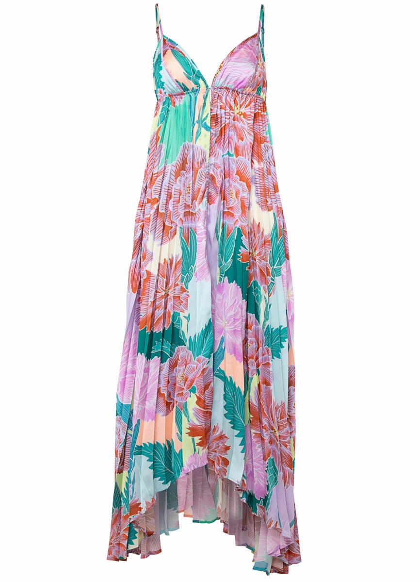 Maaji Japanese Eden Parrot Long Dress