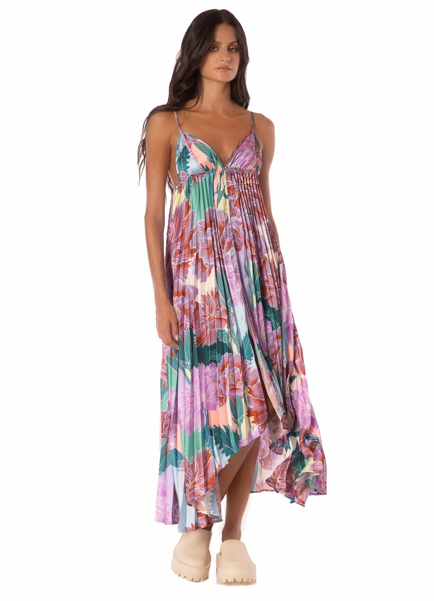 Maaji Japanese Eden Parrot Long Dress