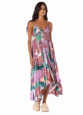 Maaji Japanese Eden Parrot Long Dress