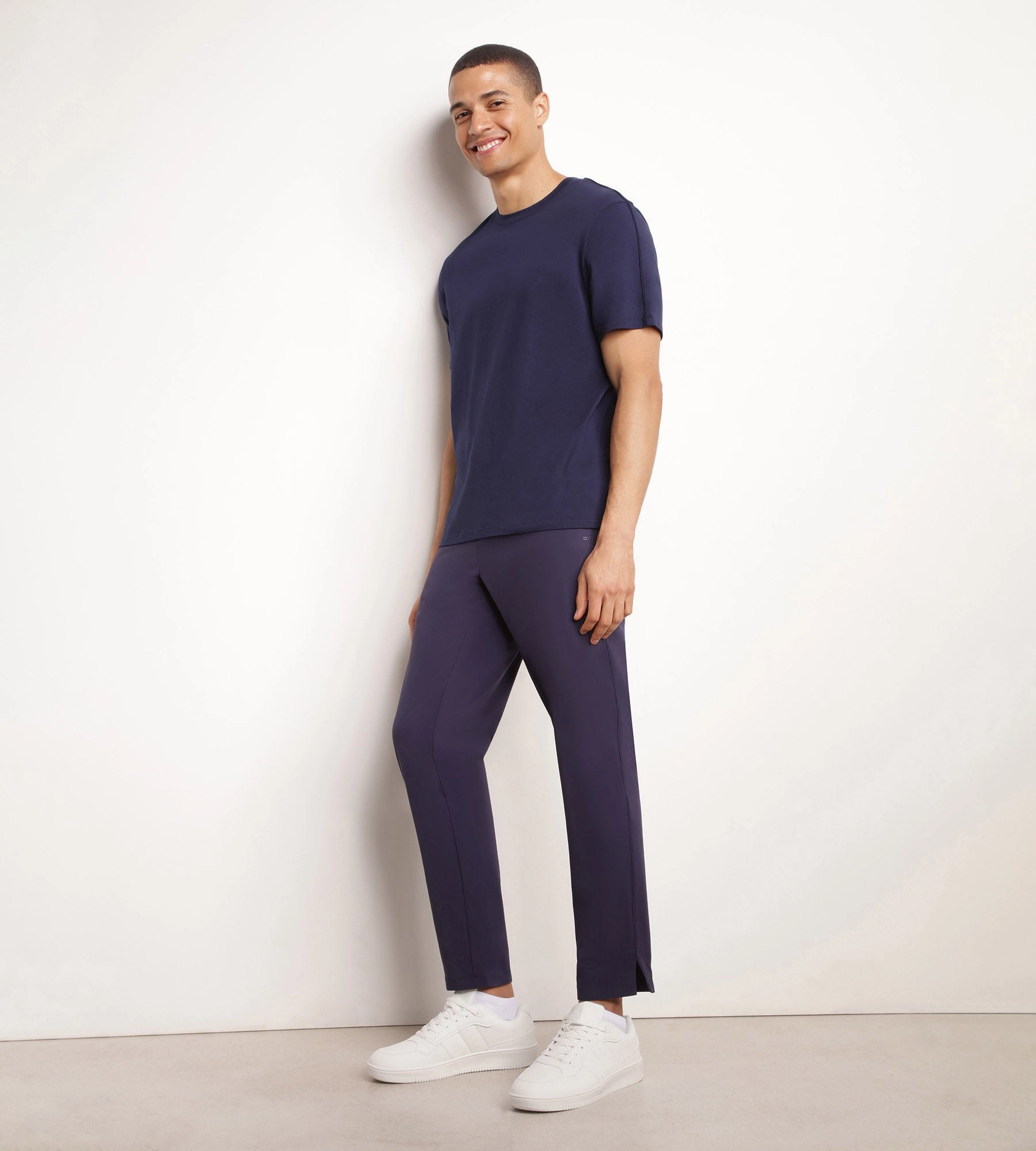Men's thermoregulating jersey sports T-shirt Midnight Blue Dim Move