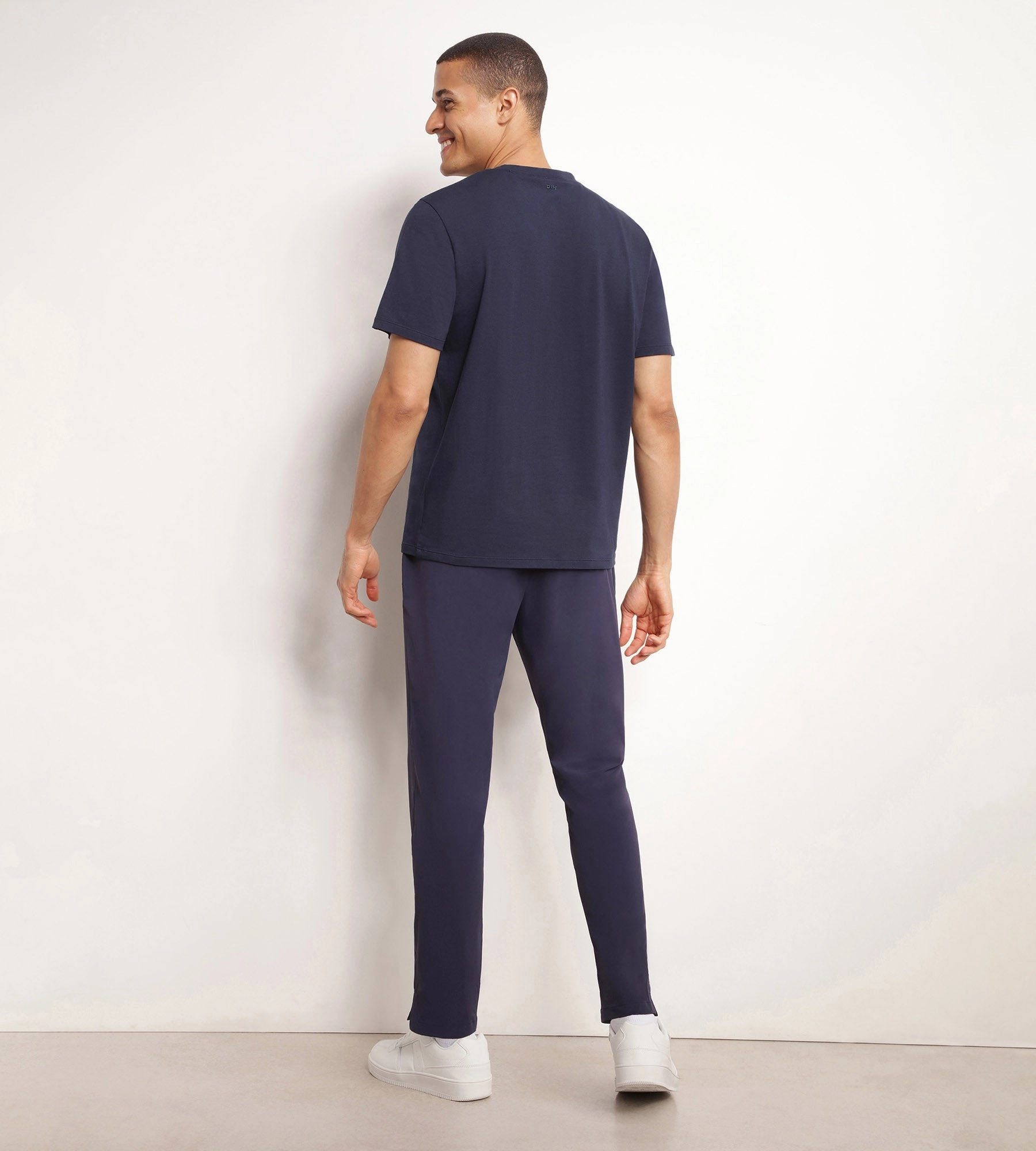 Men's thermoregulating jersey sports T-shirt Midnight Blue Dim Move