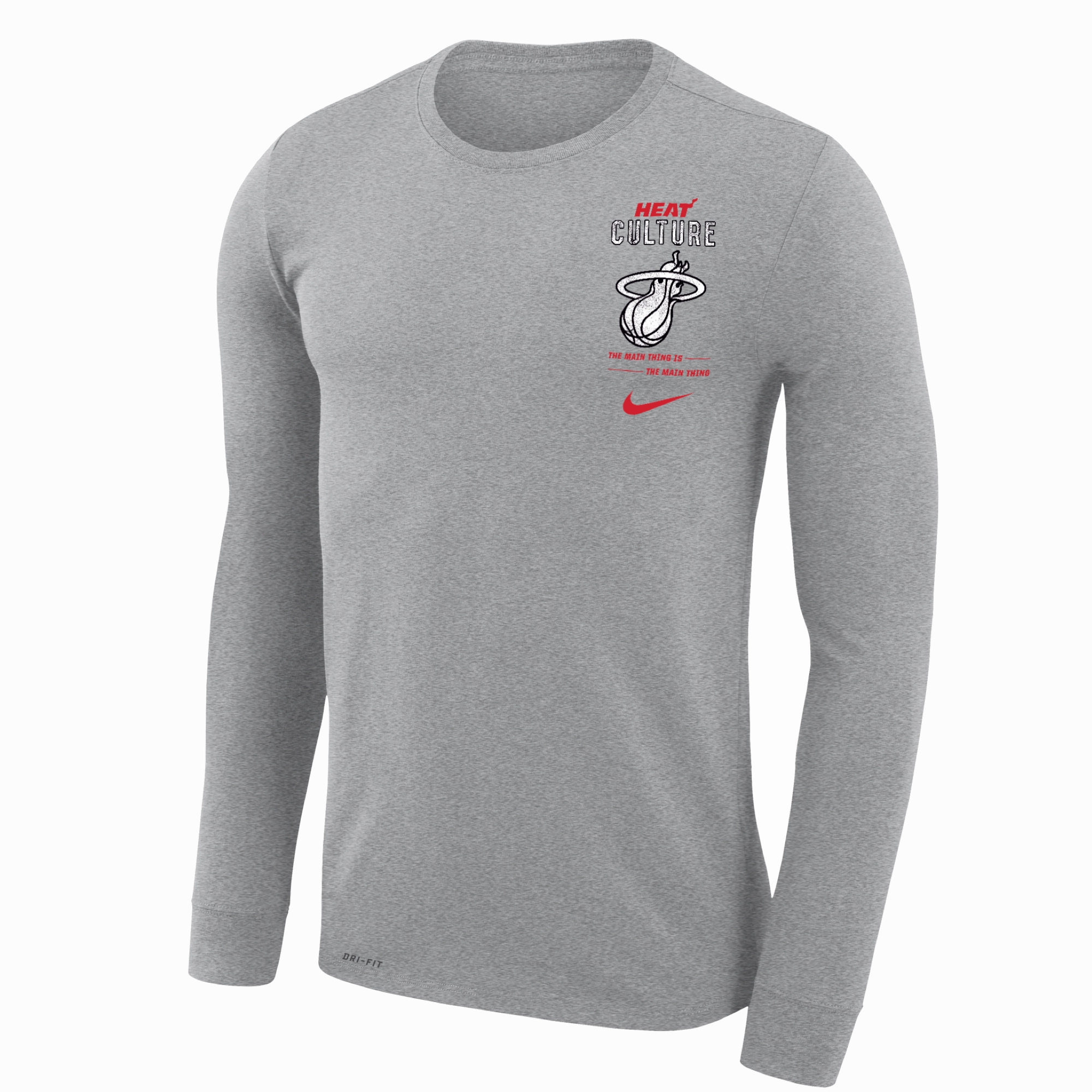 Nike HEAT Culture Grey Long Sleeve Tee