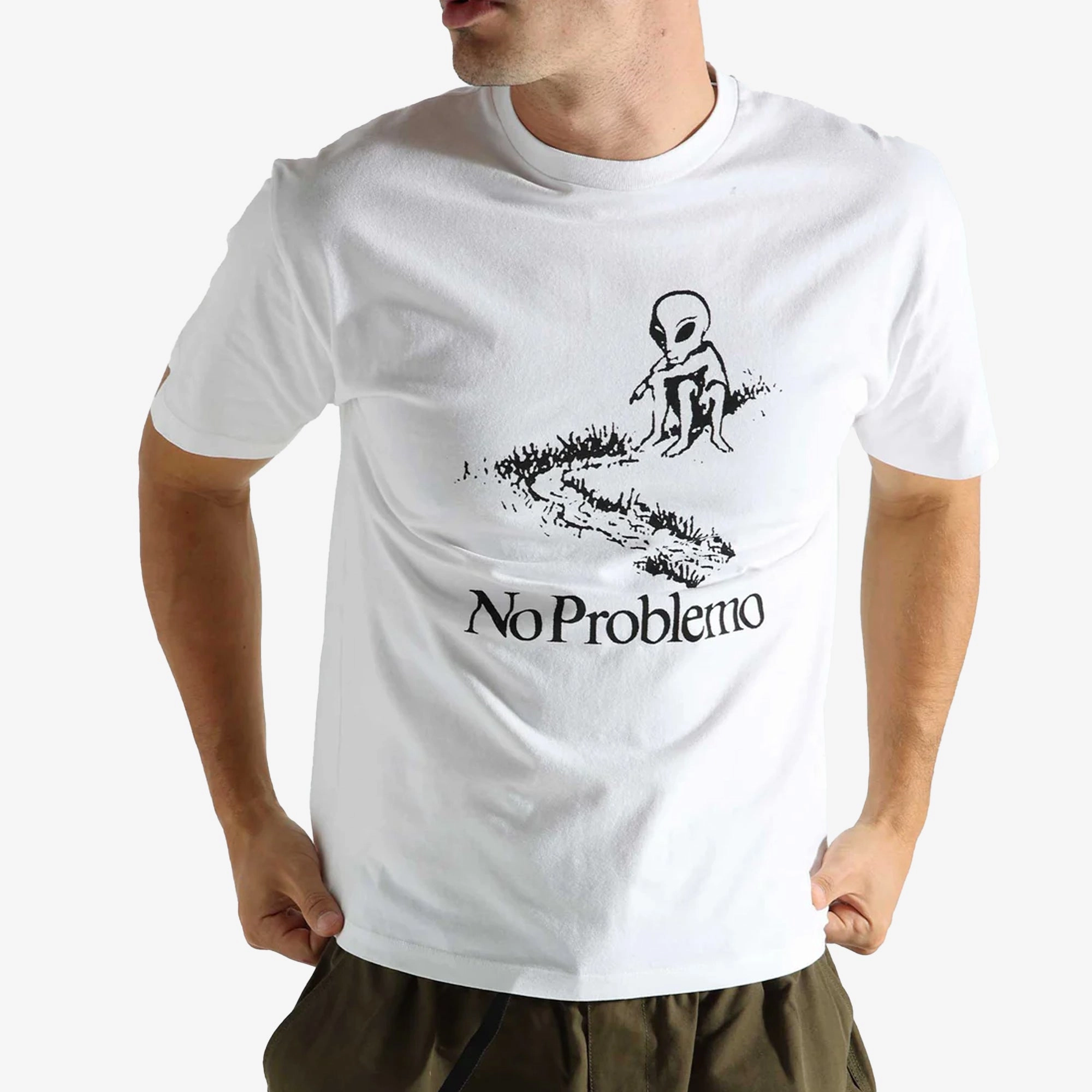 NO PROBLEMO | TOBOGGAN SS TEE { WHITE