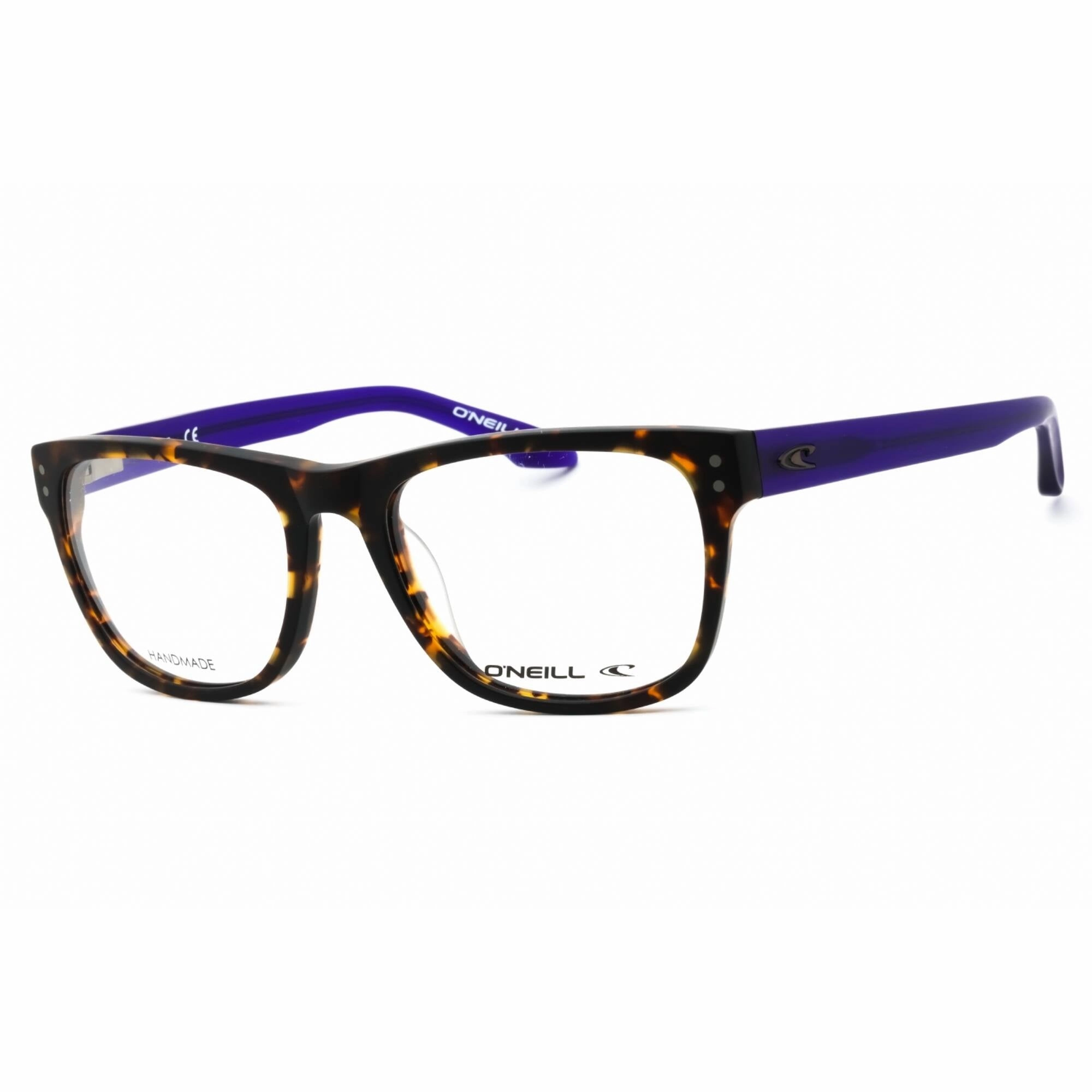 ONeill Men's Eyeglasses - Tortoise/Purple Plastic Square Full Rim Frame | ONO-DUKE 161