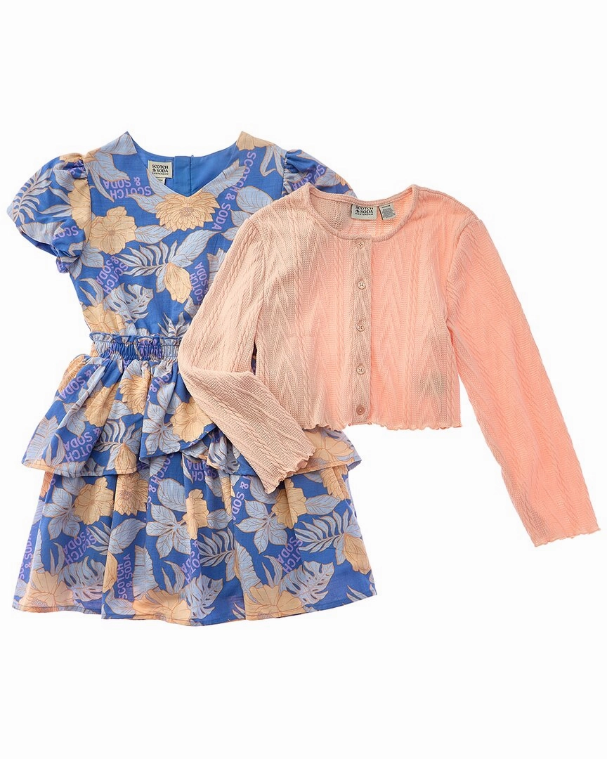 Scotch & Soda 2pc Dress & Cardigan Set