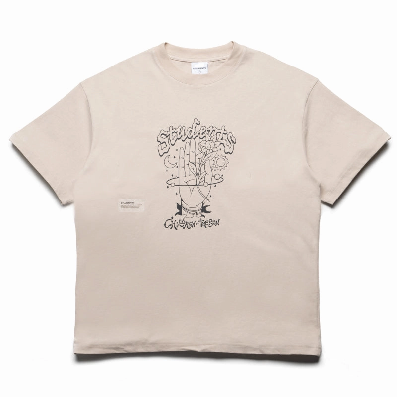 Students Golf Sun Children Tee - Sand