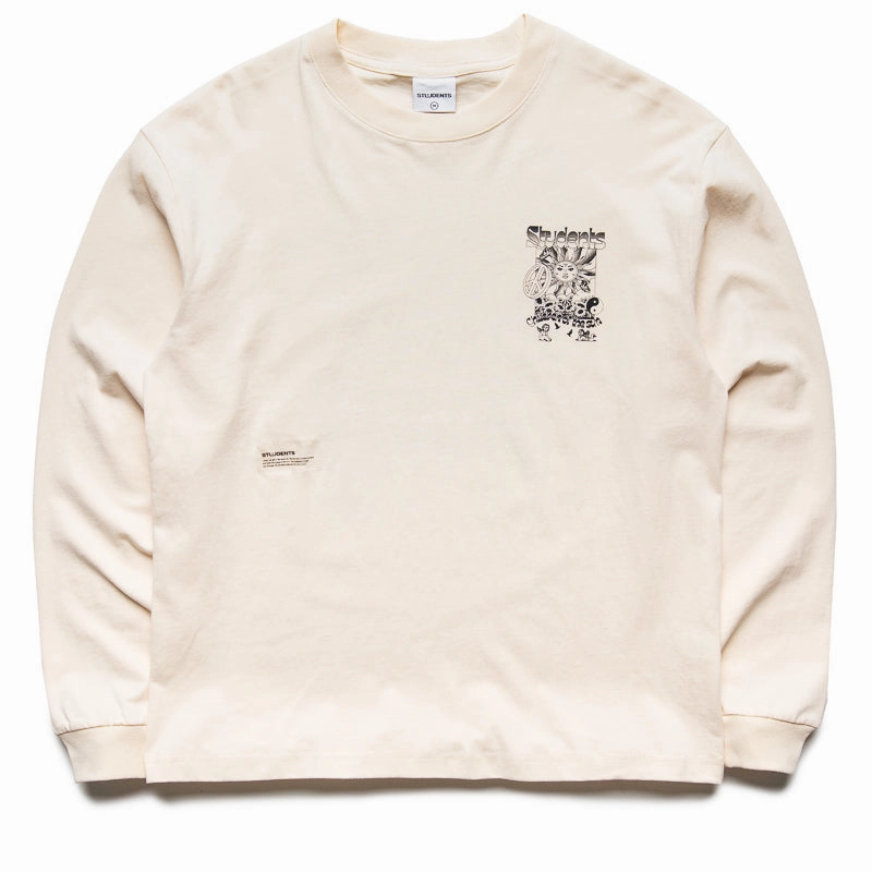 Students Golf Under The Sun L/S Tee - Nude