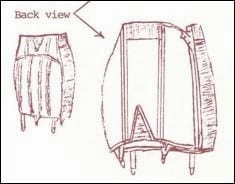 Style 6005 | Side hook Girdle 13" Length (Forgotten Women Vintage Collection)