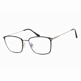 Tom Ford Men's Eyeglasses - Shiny Gunmetal Metal Rectangular Frame | FT5774-D-B 008