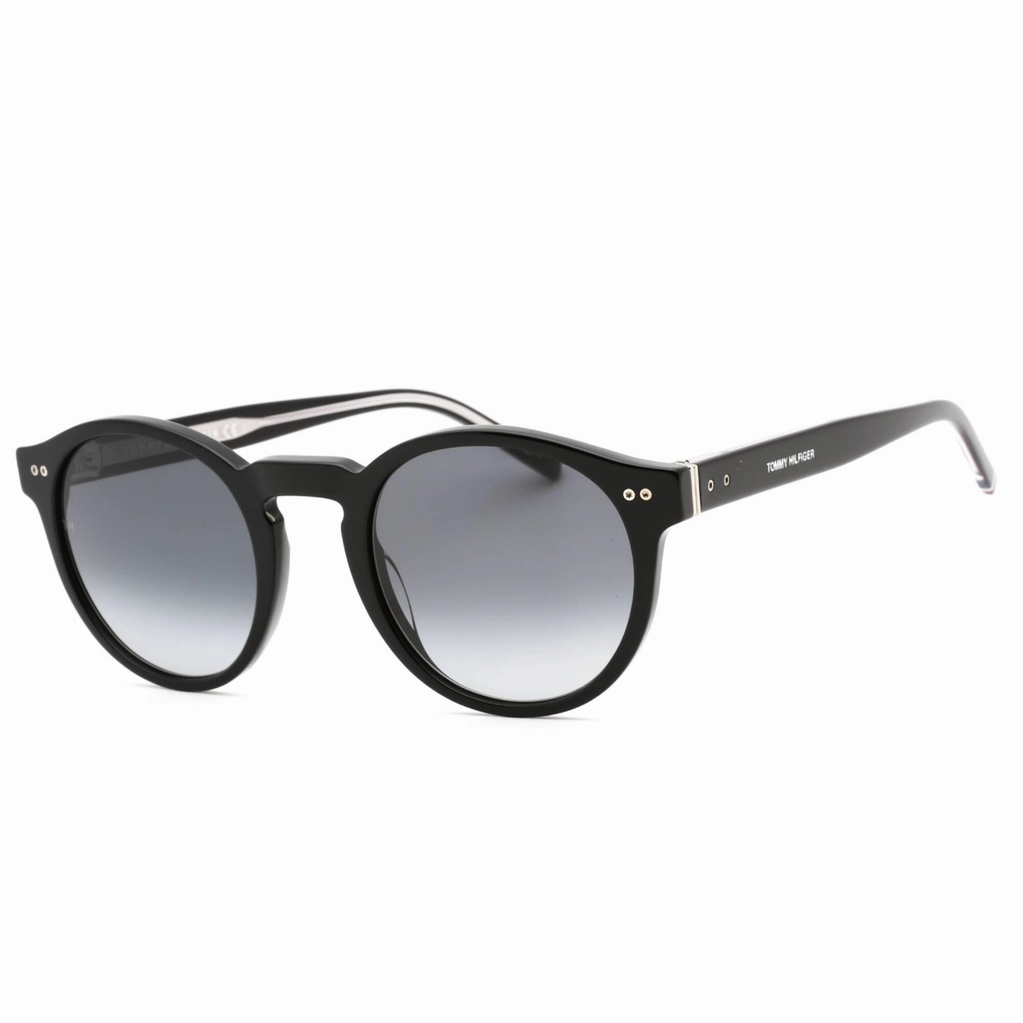 Tommy Hilfiger Men's Sunglasses - Black Acetate Full Rim Round | TH 1795/S 0807 9O