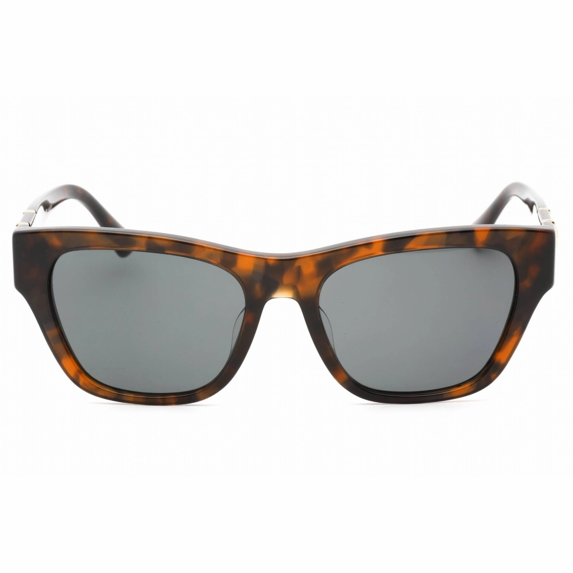 Versace Men's Sunglasses - Havana Plastic Frame Dark Grey Lens | 0VE4457F 542987