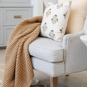 Waffle Knit Throw Blanket