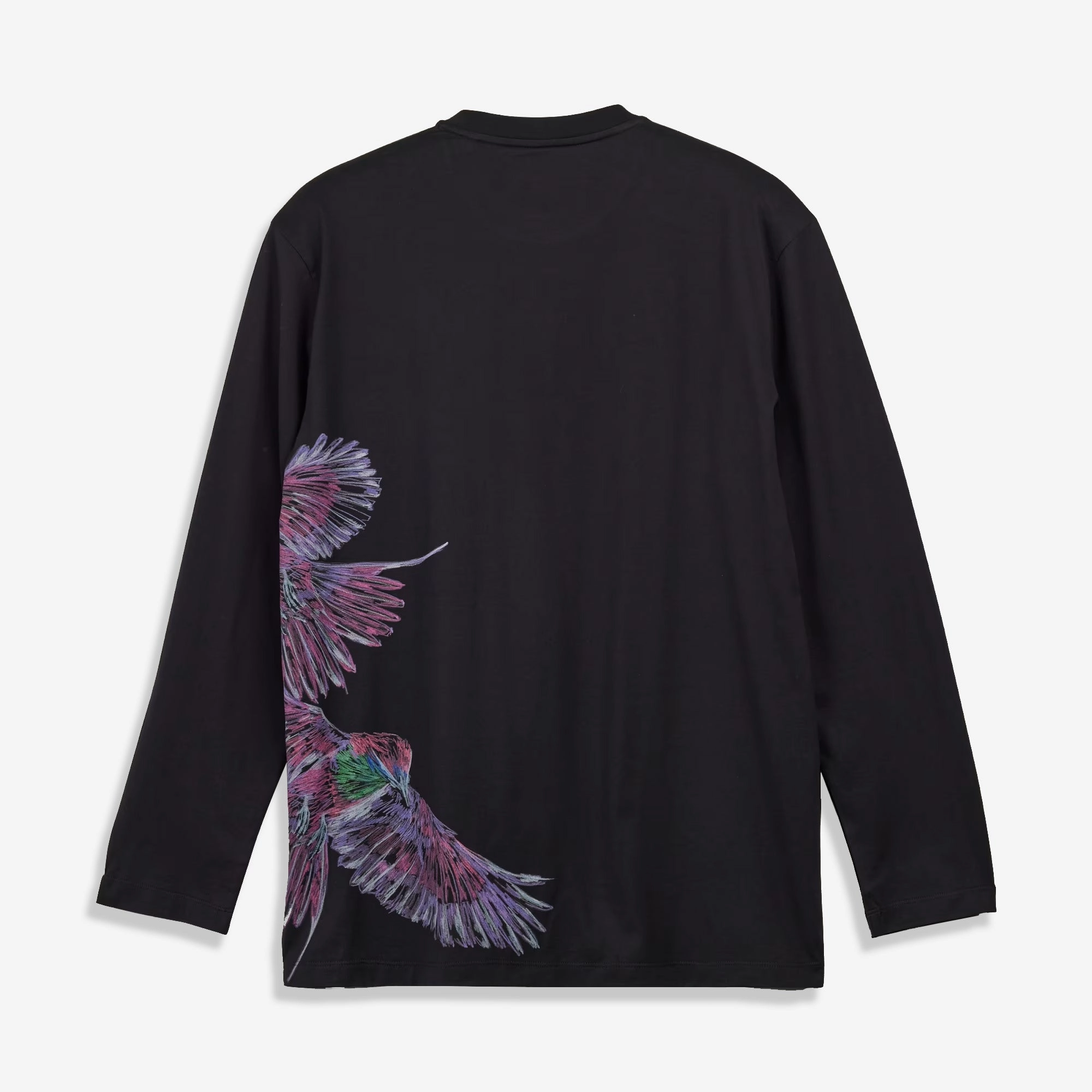 Y-3 | GRAPHIC LONG SLEEVE LONG-SLEEVE TOP { BLACK