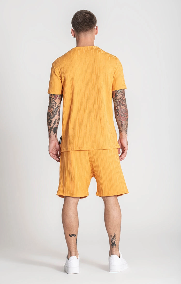Yellow Waffle Baseball shirt